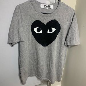 Play comme Garçons grey T-shirt